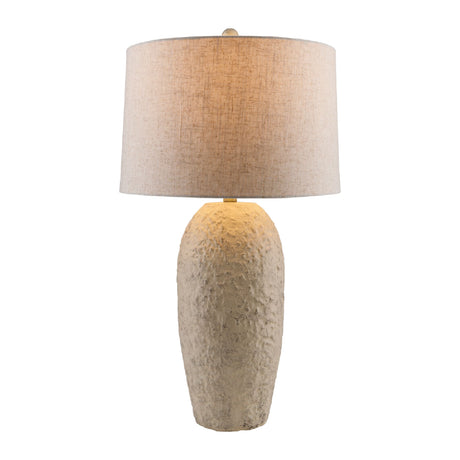   Modern European furniture - White Textured Ceramic Table Lamp - www.oroa.com | Oroa.com