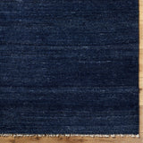 Modern European furniture - Blue Wool Fringed Table Runner - www.oroa.com