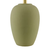 Modern European furniture - Hand-painted Green Ceramic Table Lamp - www.oroa.com