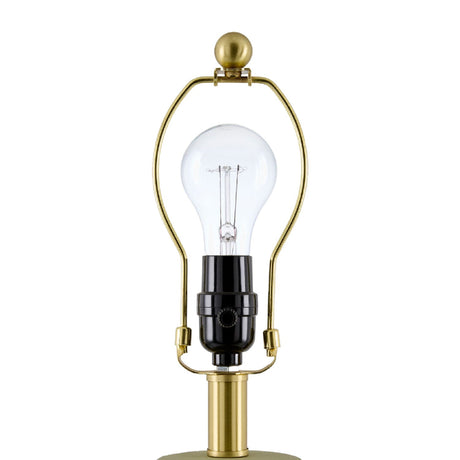 Modern European furniture - Hand-painted Green Ceramic Table Lamp - www.oroa.com