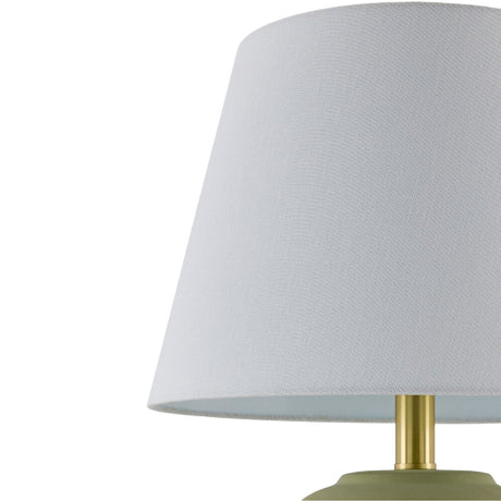 Modern European furniture - Hand-painted Green Ceramic Table Lamp - www.oroa.com
