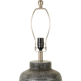 Modern European furniture - Beige Linen Ceramic Table Lamp - www.oroa.com