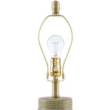 Modern European furniture - White Linen Ceramic Table Lamp - www.oroa.com