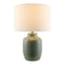 Modern European furniture - White Linen Ceramic Table Lamp - www.oroa.com