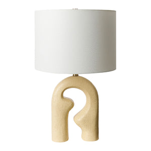   Beige Arched Accent Table Lamp | Oroa.com