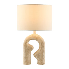 Modern European furniture - Wavy Carved Base Table Lamp - www.oroa.com