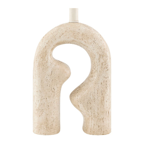 Modern European furniture - Wavy Carved Base Table Lamp - www.oroa.com