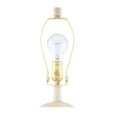 Modern European furniture - Wavy Carved Base Table Lamp - www.oroa.com