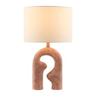 Modern European furniture - Wavy Carved Base Table Lamp - www.oroa.com