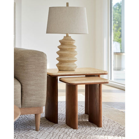 Modern European furniture - Painted Cream Accent Table Lamp - www.oroa.com