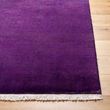 Hand-Loomed Wool Fringe Carpet | Kuda Home Evergreen