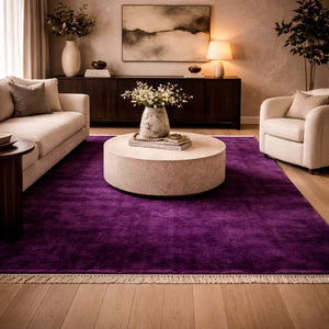   Modern furniture - Hand-Loomed Wool Fringe Table Runner - www.oroa.com | Oroa.com