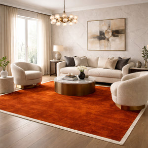  Modern furniture - Hand-Loomed Wool Fringe Carpet - www.oroa.com | Oroa.com