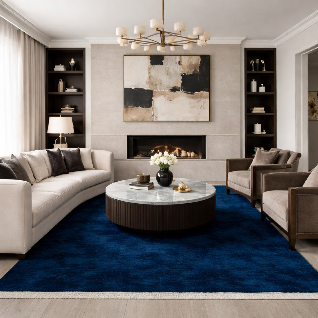   Modern furniture - Hand-Loomed Wool Fringe Carpet - www.oroa.com | Oroa.com