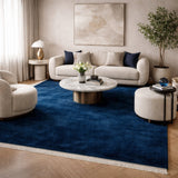Modern European furniture - Hand-Loomed Wool Fringe Square Carpet - www.oroa.com