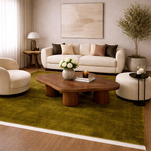   Modern European furniture - Hand-Loomed Wool Fringe Square Carpet - www.oroa.com | Oroa.com
