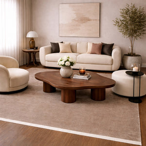   Modern European furniture - Hand-Loomed Wool Fringe Square Carpet - www.oroa.com | Oroa.com