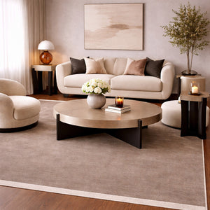   Modern European furniture - Hand-Loomed Wool Fringe Square Carpet - www.oroa.com | Oroa.com
