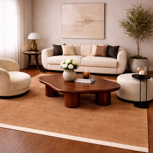   Modern European furniture - Hand-Loomed Wool Fringe Square Carpet - www.oroa.com | Oroa.com