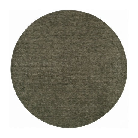 Modern furniture - Hand-Loomed Wool Fringe Round Carpet - www.oroa.com