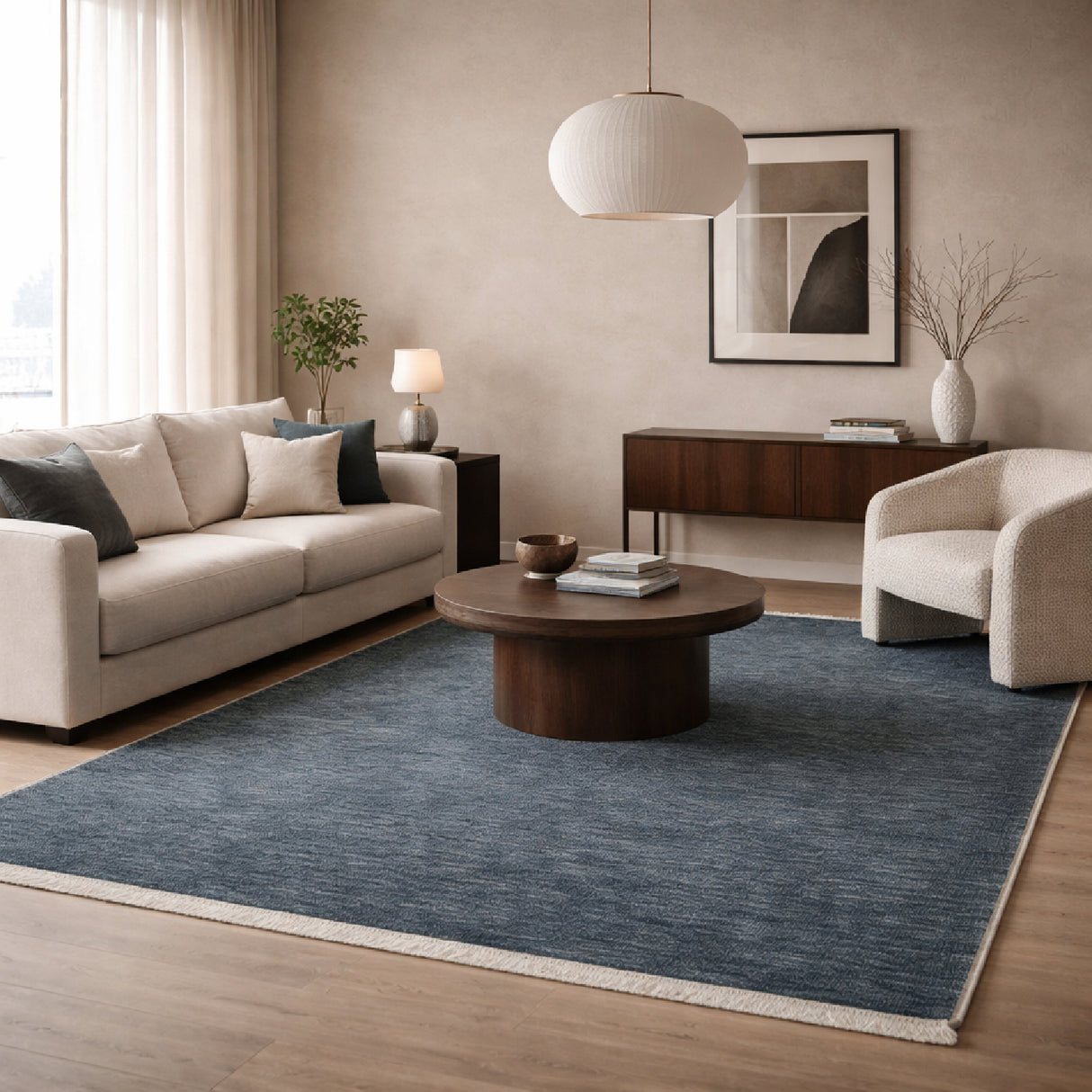   Modern furniture - Hand-Loomed Wool Fringe Carpet - www.oroa.com | Oroa.com