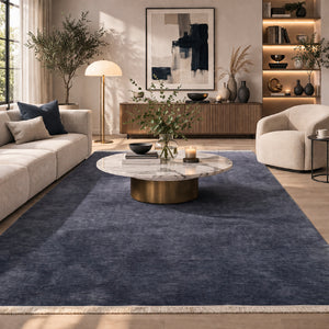   Modern European furniture - Hand-Loomed Wool Fringe Square Carpet - www.oroa.com | Oroa.com
