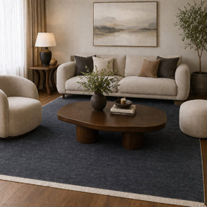   Modern European furniture - Hand-Loomed Wool Fringe Square Carpet - www.oroa.com | Oroa.com