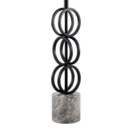 Modern European furniture - Metal Rings Accent Table Lamp - www.oroa.com