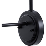 Modern European furniture - Black Metal Accent Wall Lamp - www.oroa.com