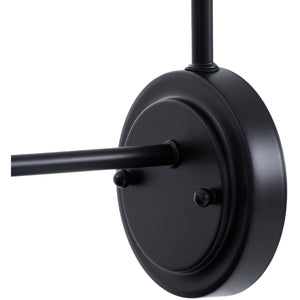   Modern European furniture - Black Metal Accent Wall Lamp - www.oroa.com | Oroa.com
