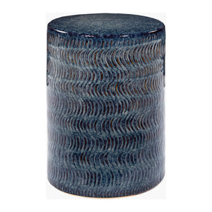   Modern European furniture - Blue Glazed Garden Stool - www.oroa.com | Oroa.com