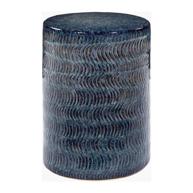 Modern European furniture - Blue Glazed Garden Stool - www.oroa.com