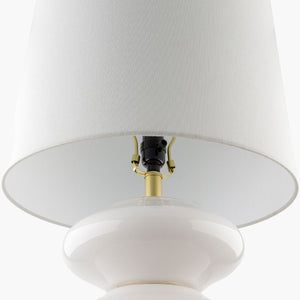   Modern European furniture - White Glass Accent Table Lamp - www.oroa.com | Oroa.com