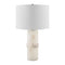 Modern European furniture - Cream Stone Accent Table Lamp - www.oroa.com