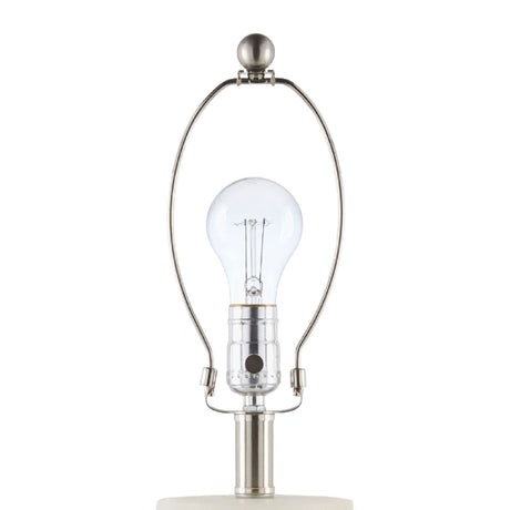 Modern European furniture - Cream Stone Accent Table Lamp - www.oroa.com