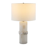 Modern European furniture - Cream Stone Accent Table Lamp - www.oroa.com