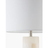 Modern European furniture - Cream Stone Accent Table Lamp - www.oroa.com