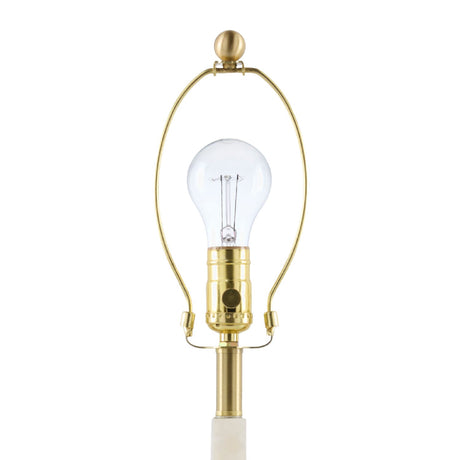 Modern European furniture - Burnished Cream Stone Table Lamp - www.oroa.com