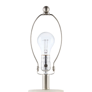   Cream Stone Accent Table Lamp | Oroa.com