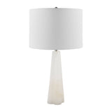Modern European furniture - Cream Stone Accent Table Lamp - www.oroa.com