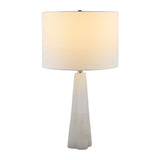 Modern European furniture - Cream Stone Accent Table Lamp - www.oroa.com