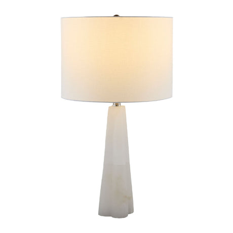 Modern European furniture - Cream Stone Accent Table Lamp - www.oroa.com