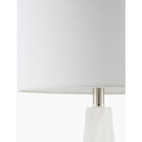 Modern European furniture - Cream Stone Accent Table Lamp - www.oroa.com