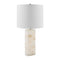 Modern European furniture - Cream Stone Accent Table Lamp - www.oroa.com