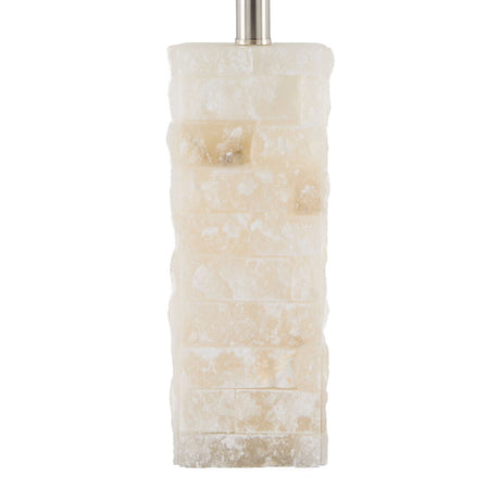 Modern European furniture - Cream Stone Accent Table Lamp - www.oroa.com