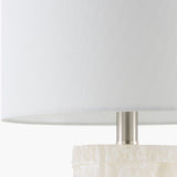 Modern European furniture - Cream Stone Accent Table Lamp - www.oroa.com