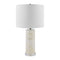 Modern European furniture - Burnished Cream Stone Table Lamp - www.oroa.com