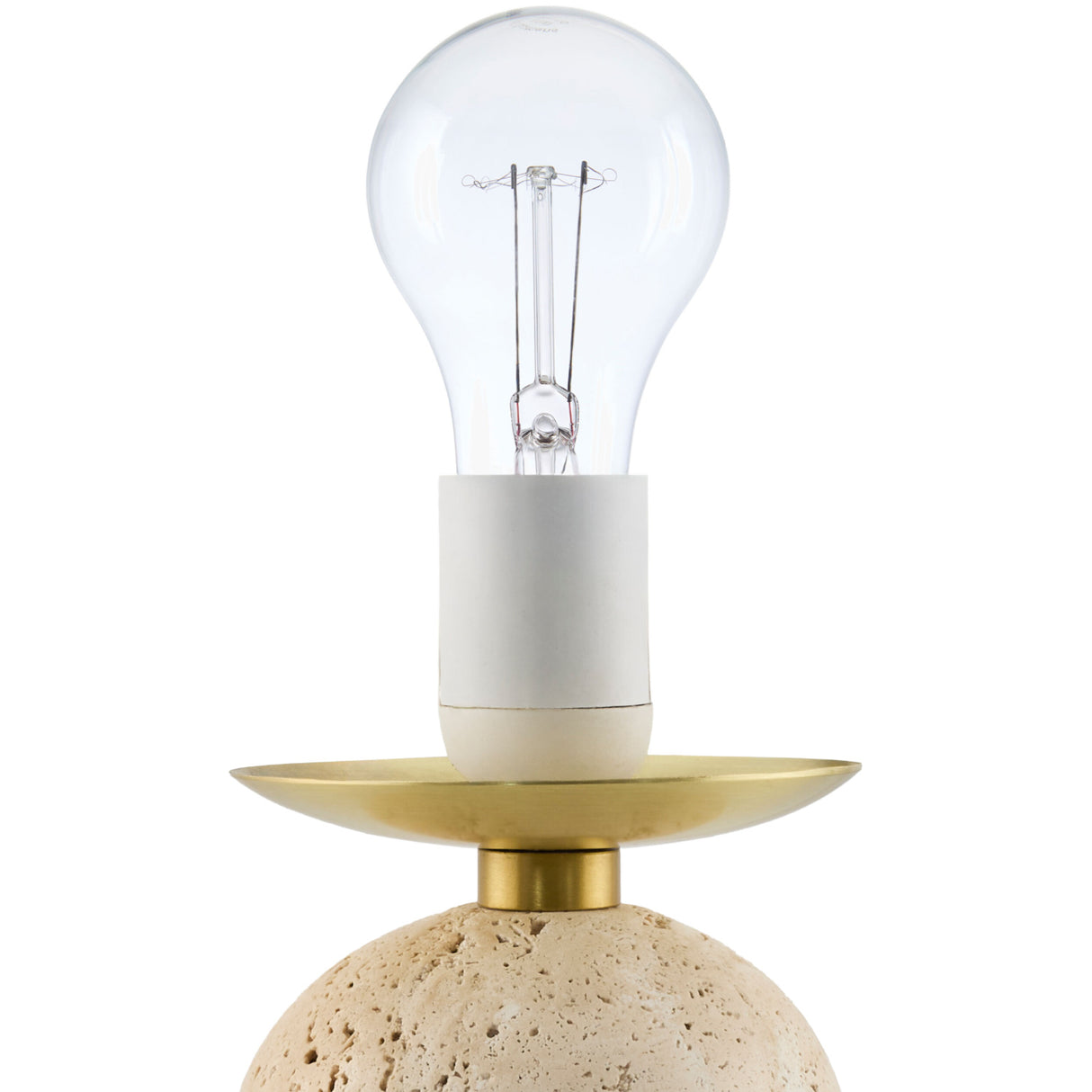   White Glass Globe Table Lamp | Oroa.com