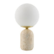 Modern European furniture - White Glass Globe Table Lamp - www.oroa.com