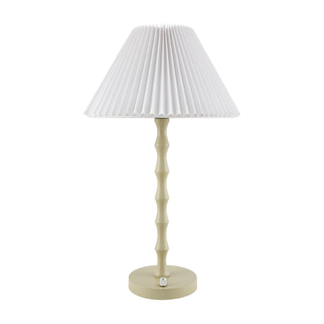   Modern European furniture - Pleated Linen Iron Table Lamp - www.oroa.com | Oroa.com